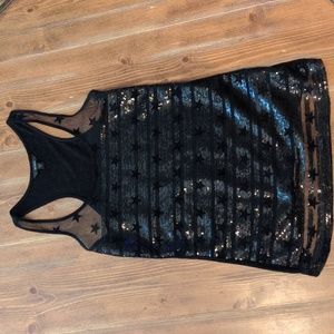 Guess Sequin Star Tank Top